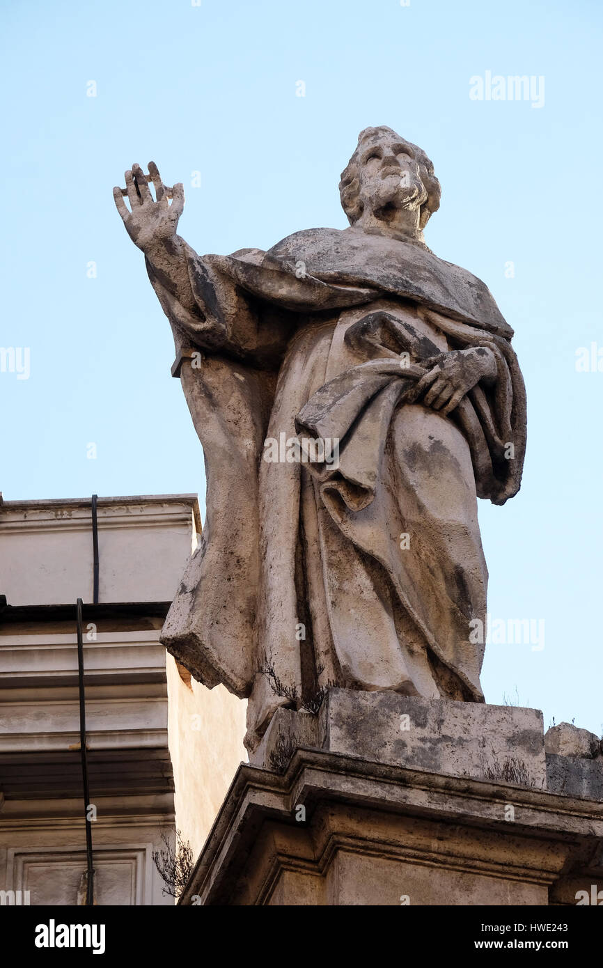 Blessed Gioacchino Piccolomini by Andrea Fucigna, San Marcello al Corso church in Rome, Italy on September 03, 2016. Stock Photo