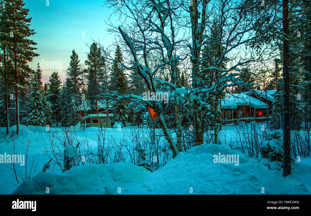 Land Scape photos from Levi, Lapland Stock Photo Alamy