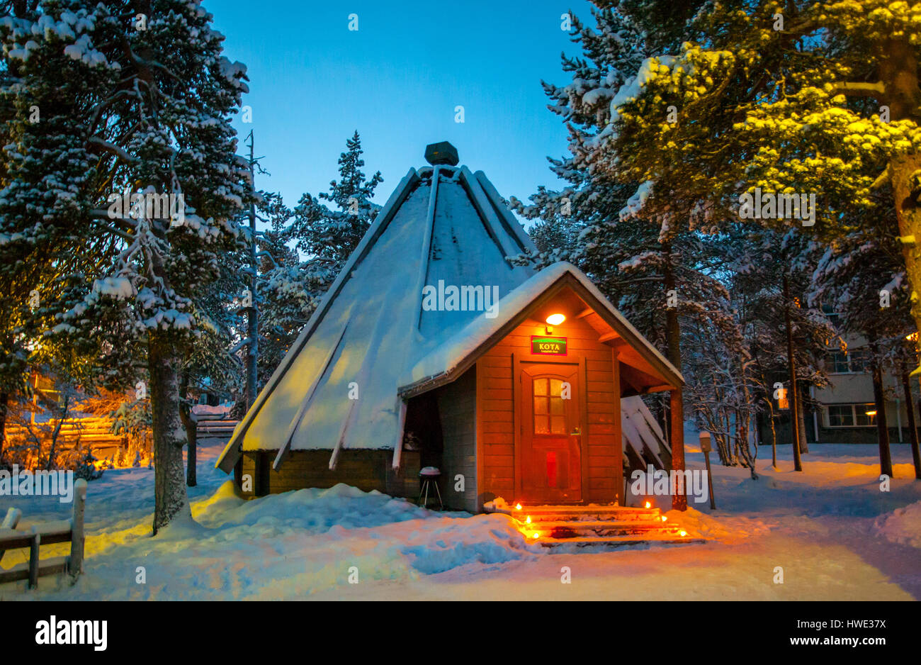 Land Scape photos from Levi, Lapland Stock Photo Alamy