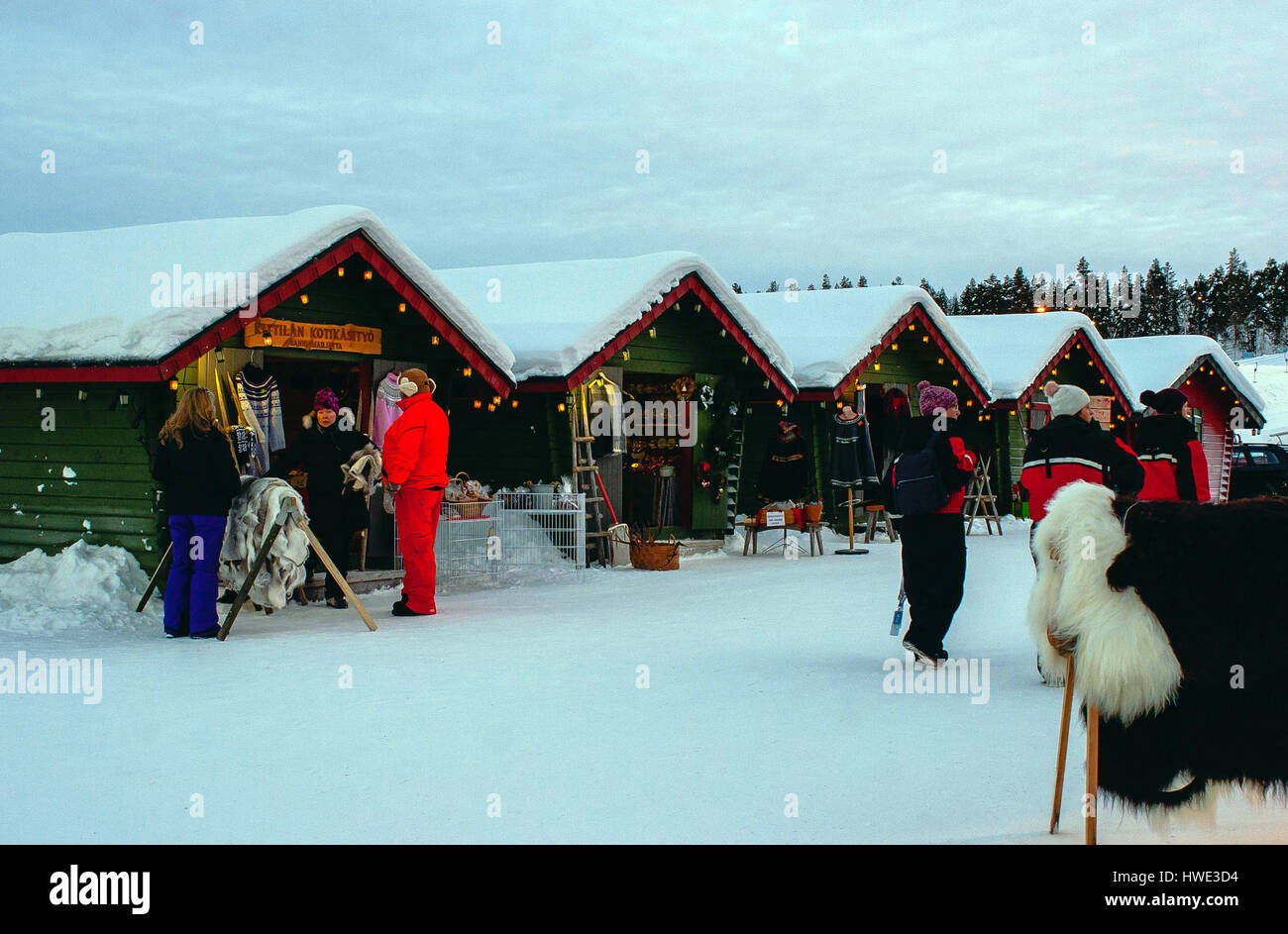 Land Scape photos from Levi, Lapland Stock Photo Alamy