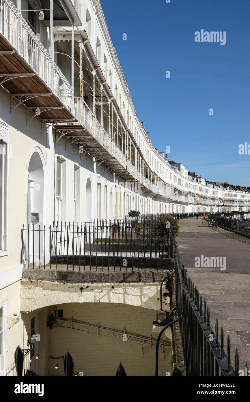 Royal York Crescent a fine example of architecture in the