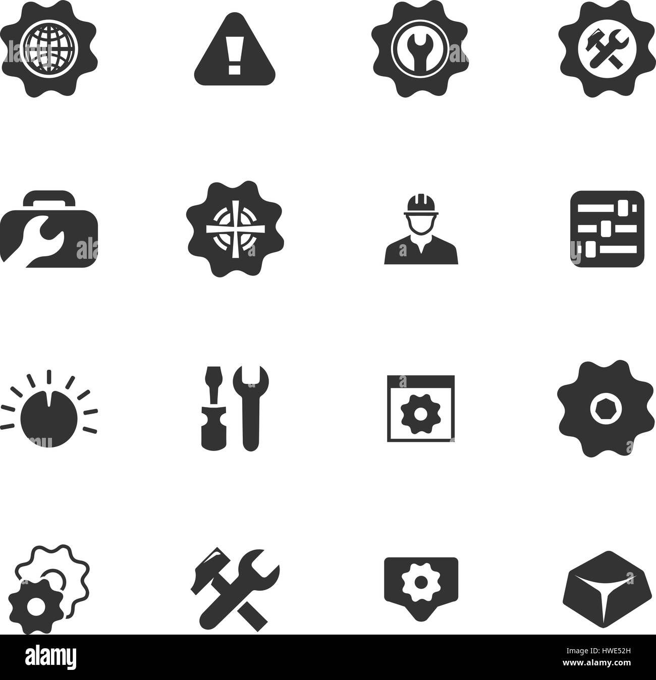 Setting icon set for web sites and user interface Stock Vector Image ...