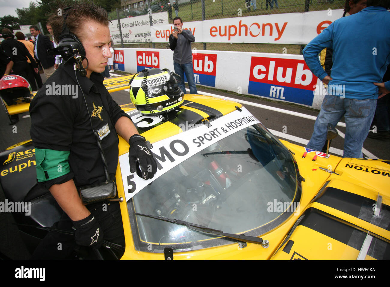 danny van dongen racing for eurotach at the race track 'zolder' in ...
