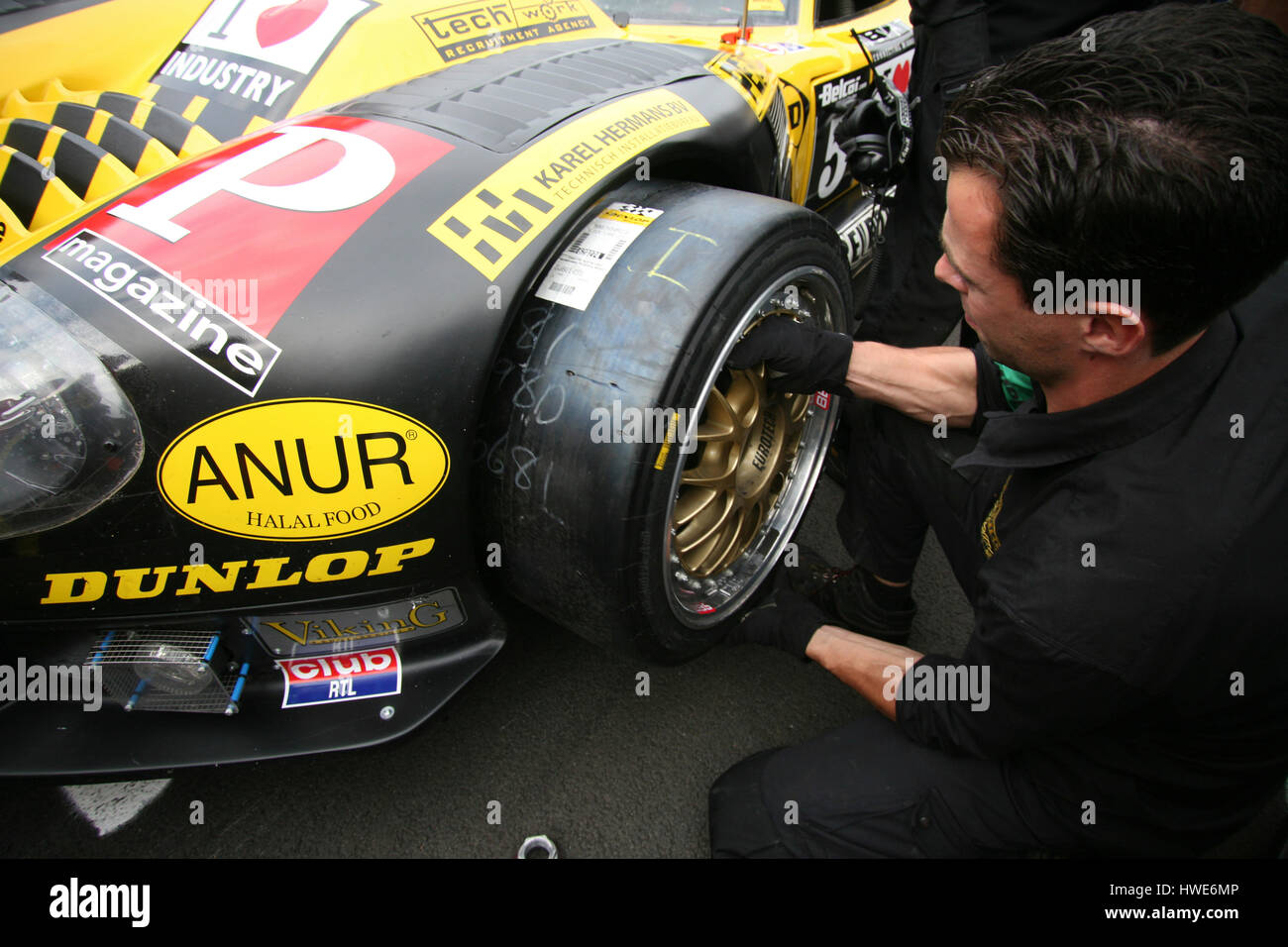 danny van dongen racing for eurotach at the race track 'zolder' in ...