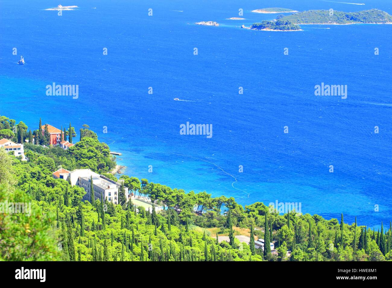 Adriatic sea, peninsula Peljesac, Croatia Stock Photo - Alamy