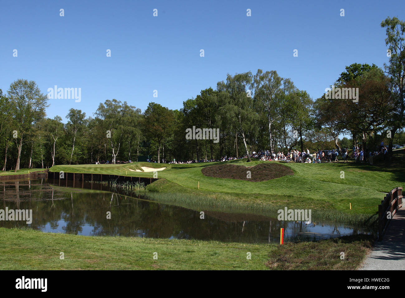 THE 8TH HOLE WEST COURSE WENTWORTH SURREY WENTWORTH SURREY WENTWORTH CLUB SURREY ENGLAND 23 May 2010 Stock Photo