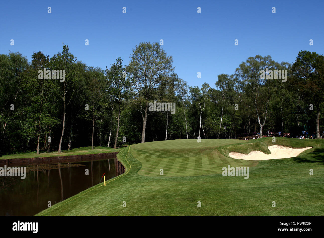 THE 8TH HOLE WEST COURSE WENTWORTH SURREY WENTWORTH SURREY WENTWORTH CLUB SURREY ENGLAND 23 May 2010 Stock Photo