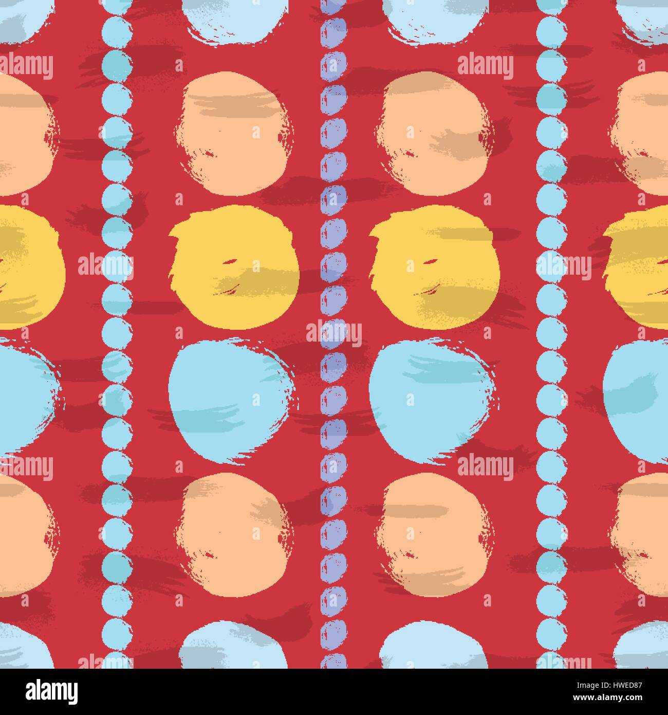 Seamless colorful pattern with circles Stock Vector Image & Art - Alamy