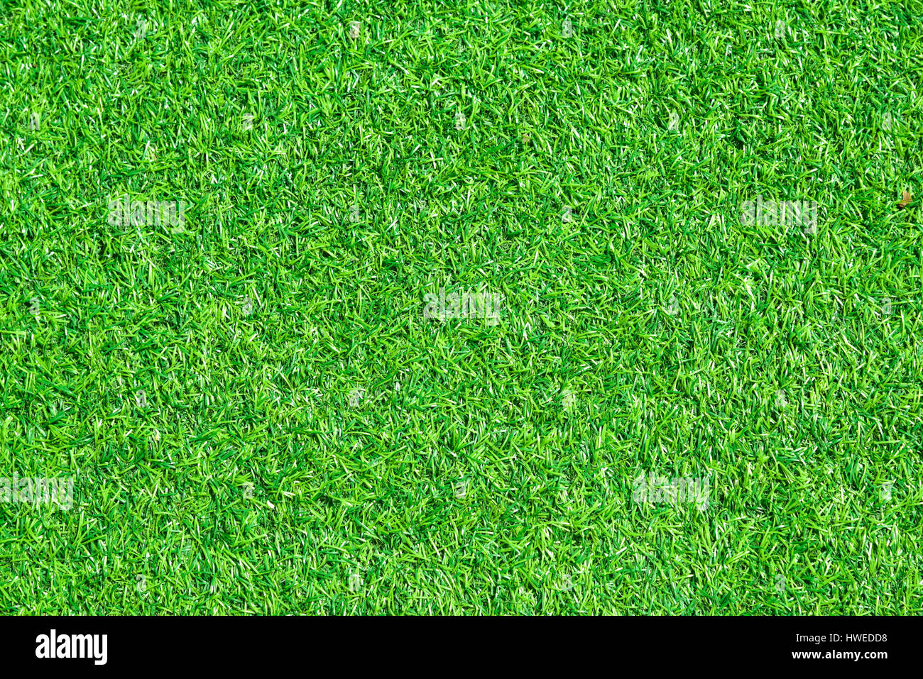Green artificial grass soccer field Stock Photo Alamy