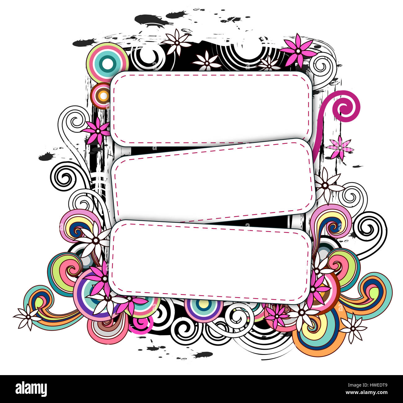 Art Unique with Border Design Frame Beautiful, Drawing of Simple Wreath, in  Black and White Colors. Vector Stock Vector - Illustration of elegant,  decor: 154740259