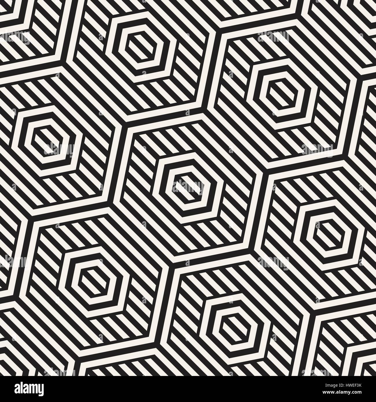 Vector Seamless Pattern. Repeating Lattice Abstract Background. Linear ...
