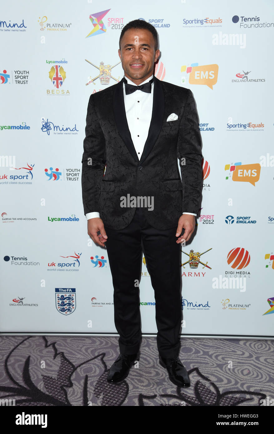 Former England Rugby Union World Cup Winner Jason Robinson arriving at