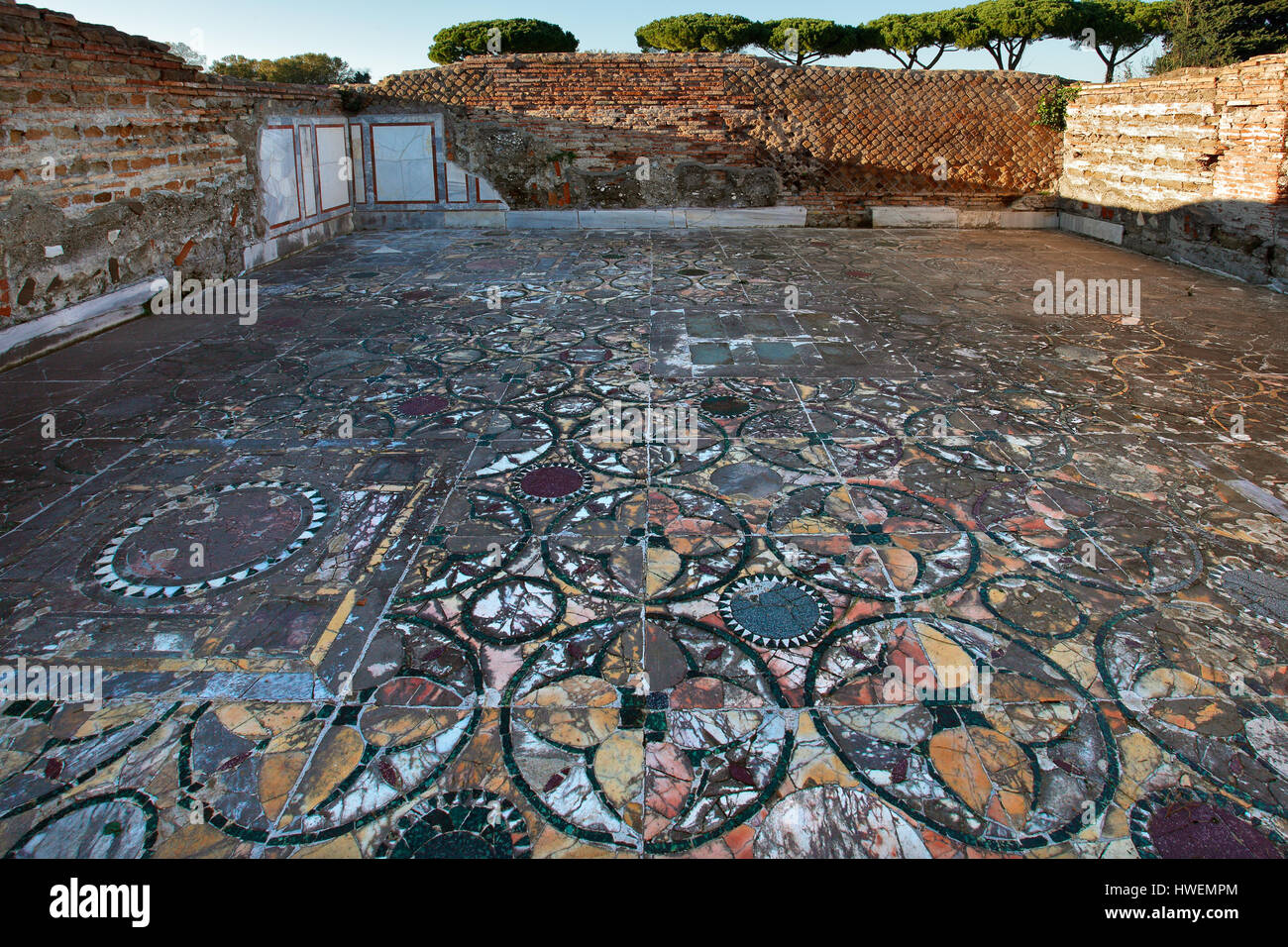 Opus Sectile Pattern Pavement in opus sectile hi-res stock photography and images - Alamy