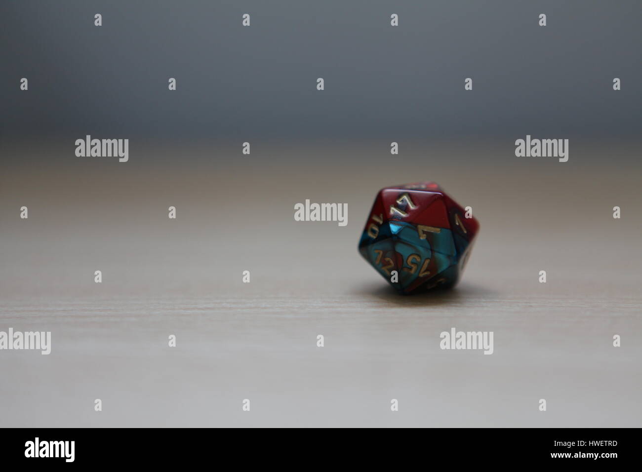 A rolled D20 dice, used to play dungeons and dragons Stock Photo - Alamy