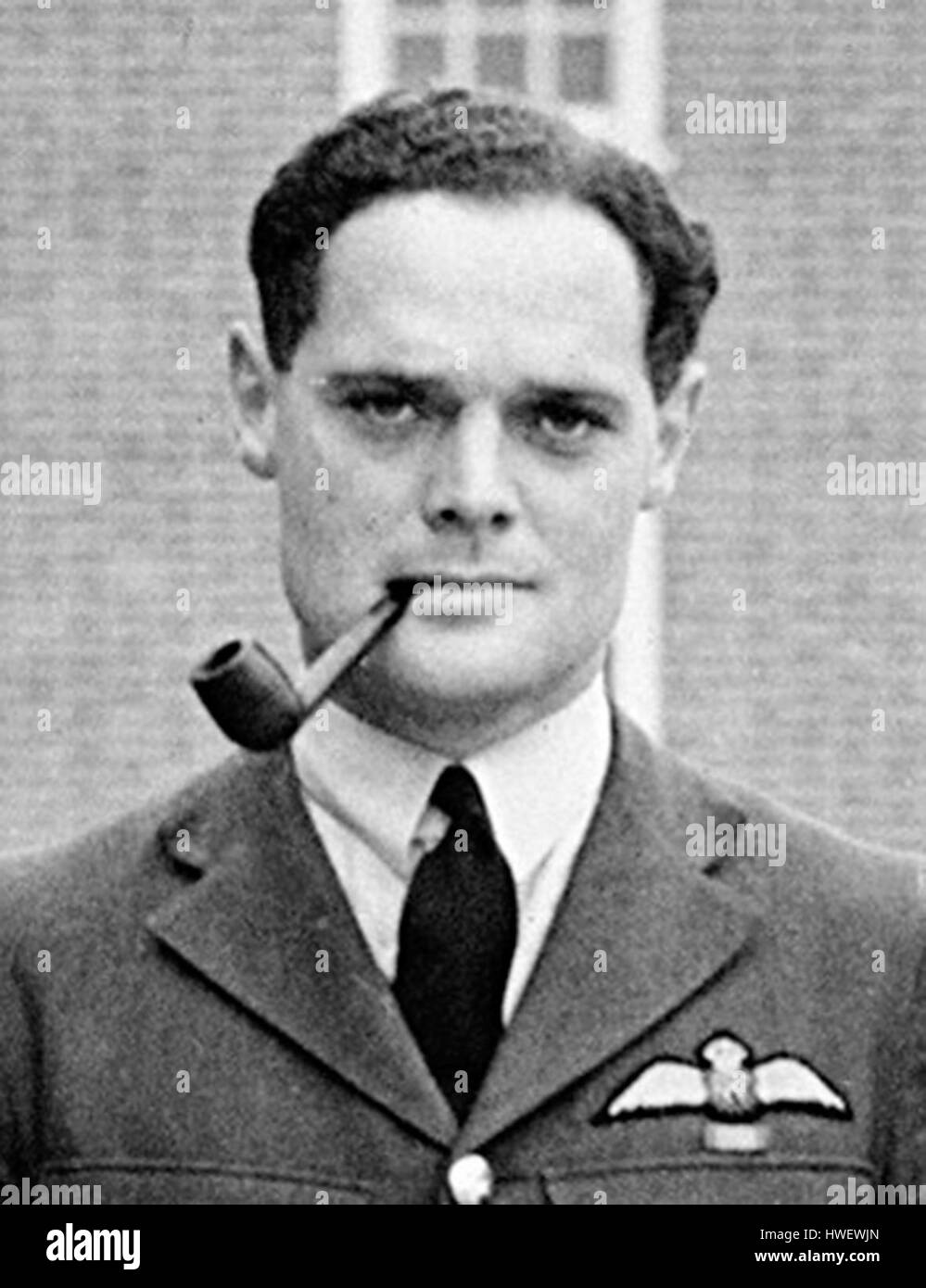 Sir Douglas Bader, flying ace during the Second World War. Stock Photo