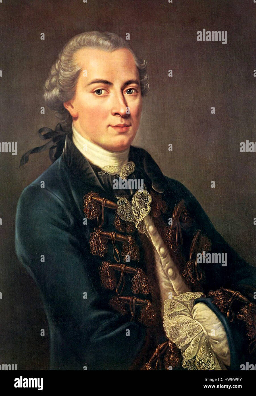 Friedrich Heinrich Jacobi (1743 – 1819)  German philosopher, literary figure, and socialite. Stock Photo