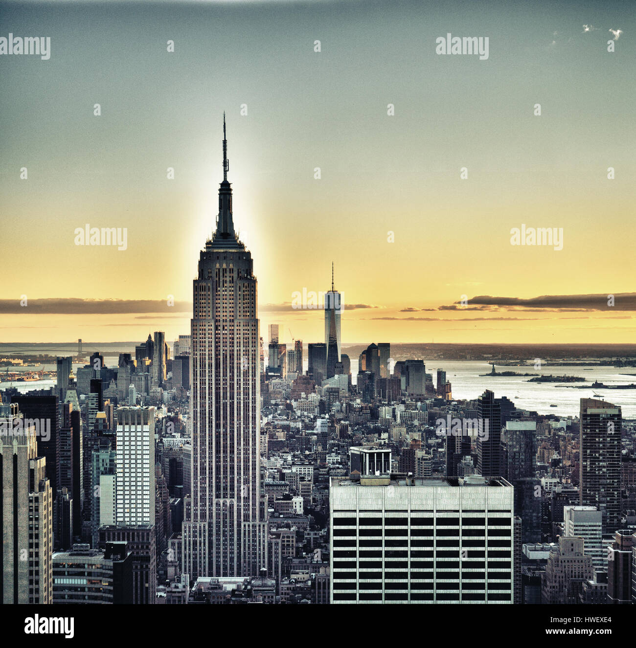 Hdr view midtown manhattan hi-res stock photography and images - Alamy
