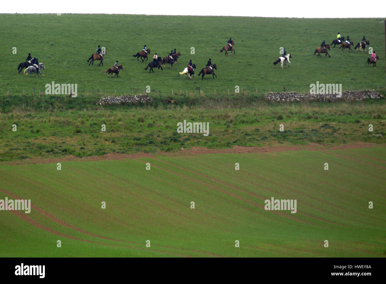 Riding of the bounds berwick upon tweed hires stock photography and
