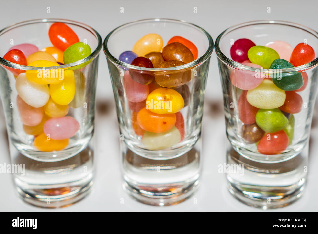 Mix colored jelly beans hi-res stock photography and images - Alamy