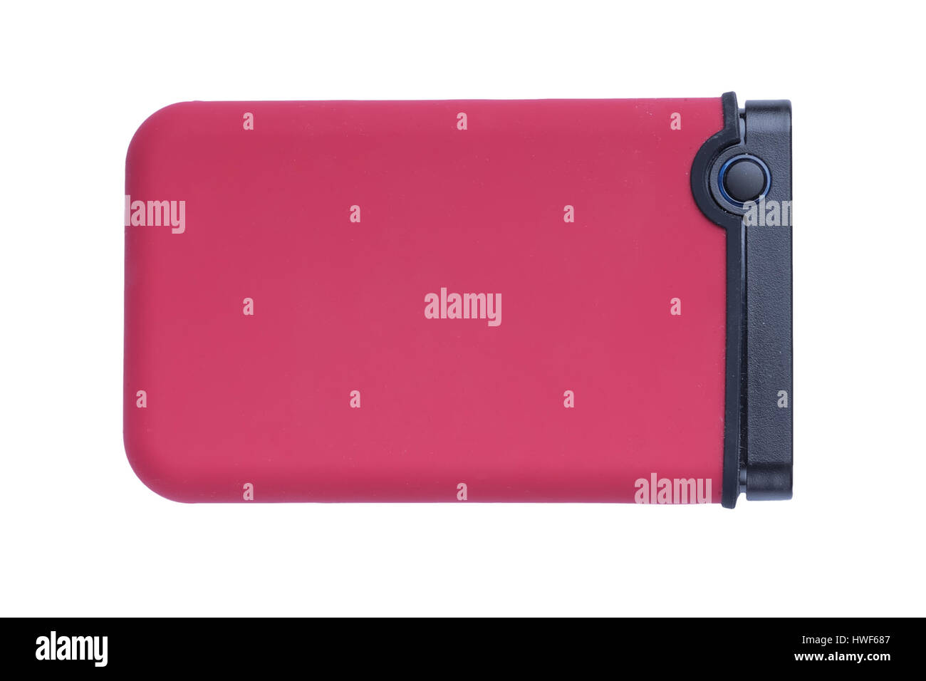 External hard disk drive isolated on white background Stock Photo - Alamy