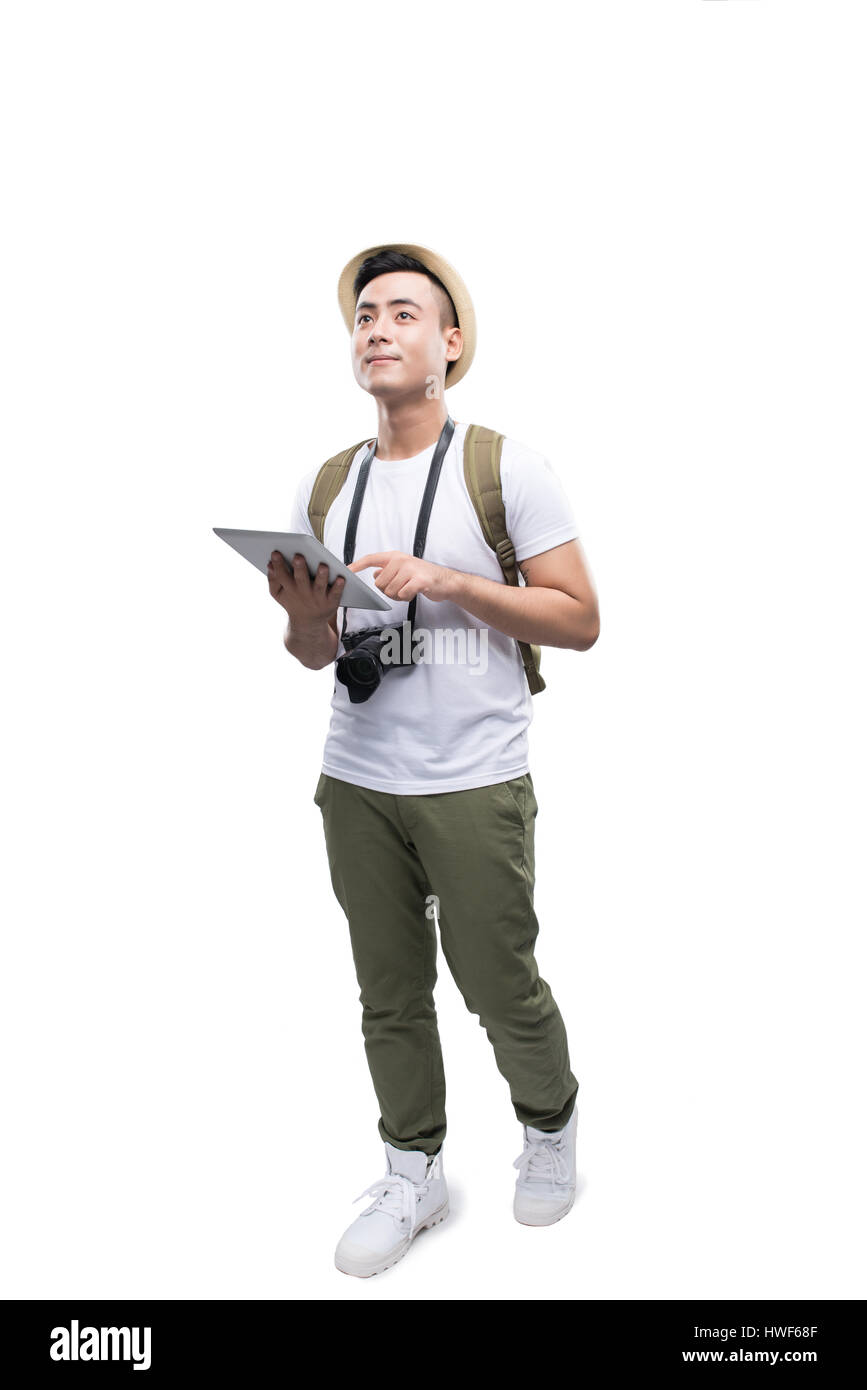 Full body portrait happy asian Cut Out Stock Images & Pictures - Alamy