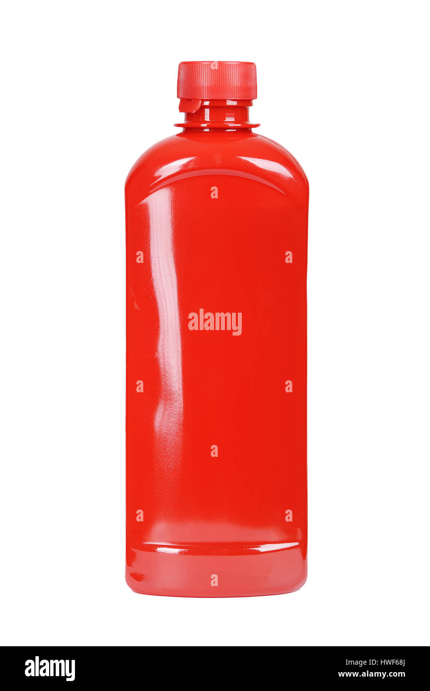 Plastic bottle isolated on white background Stock Photo - Alamy