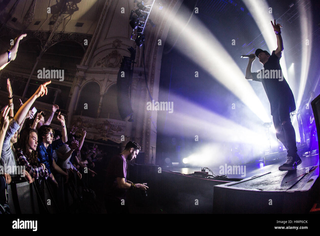 Wilkinson performing live at a sold out concert in Bournemouth  Featuring: Wilkinson, aka Mark Wilkinson Where: Bournemouth, United Kingdom When: 17 Feb 2017 Stock Photo