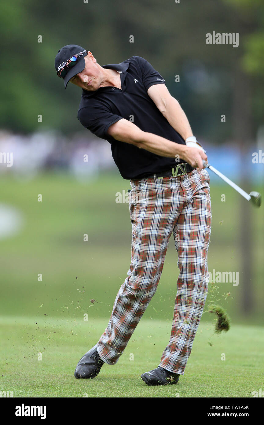 FREDRIK ANDERSSON HED SWEDEN SWEDEN WENTWORTH CLUB SURREY ENGLAND 20 May 2010 Stock Photo