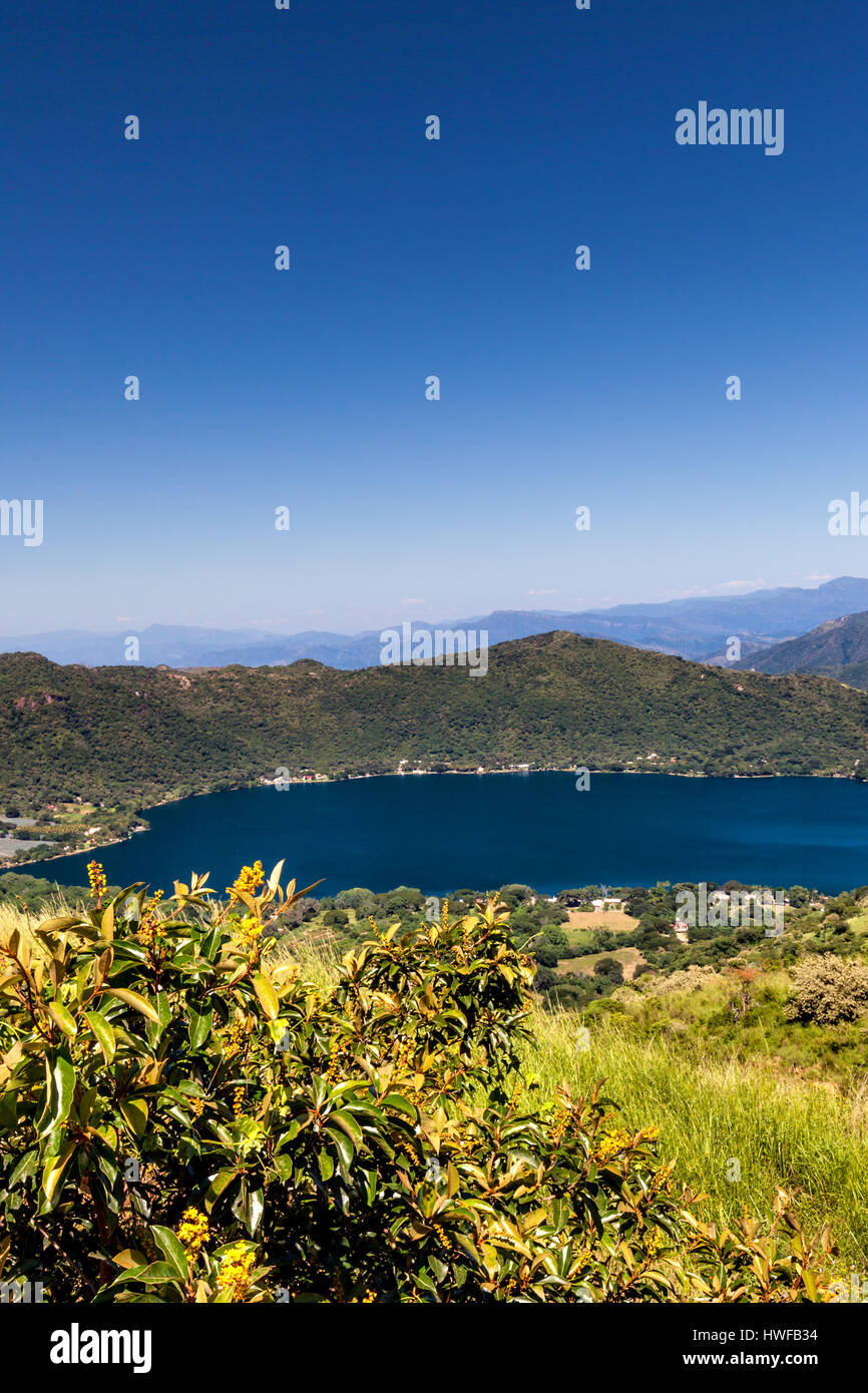 The lake at Santa Maria del Oro in Nayarit, Mexico. Stock Photo