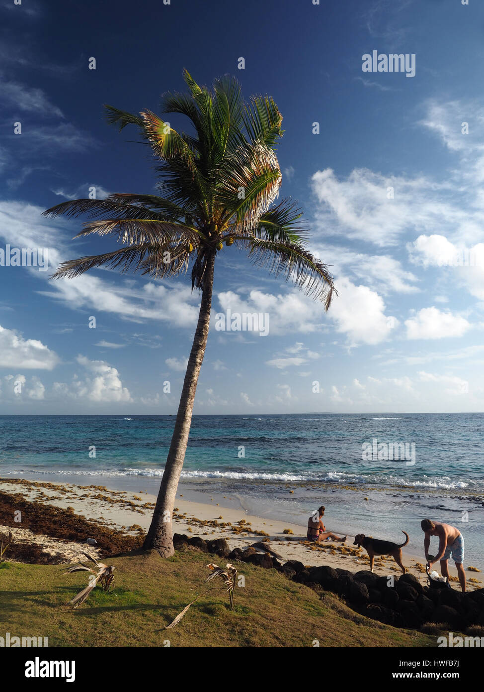 boats harbor Brig Bay Big Corn Island, Nicaragua Stock Photo - Alamy