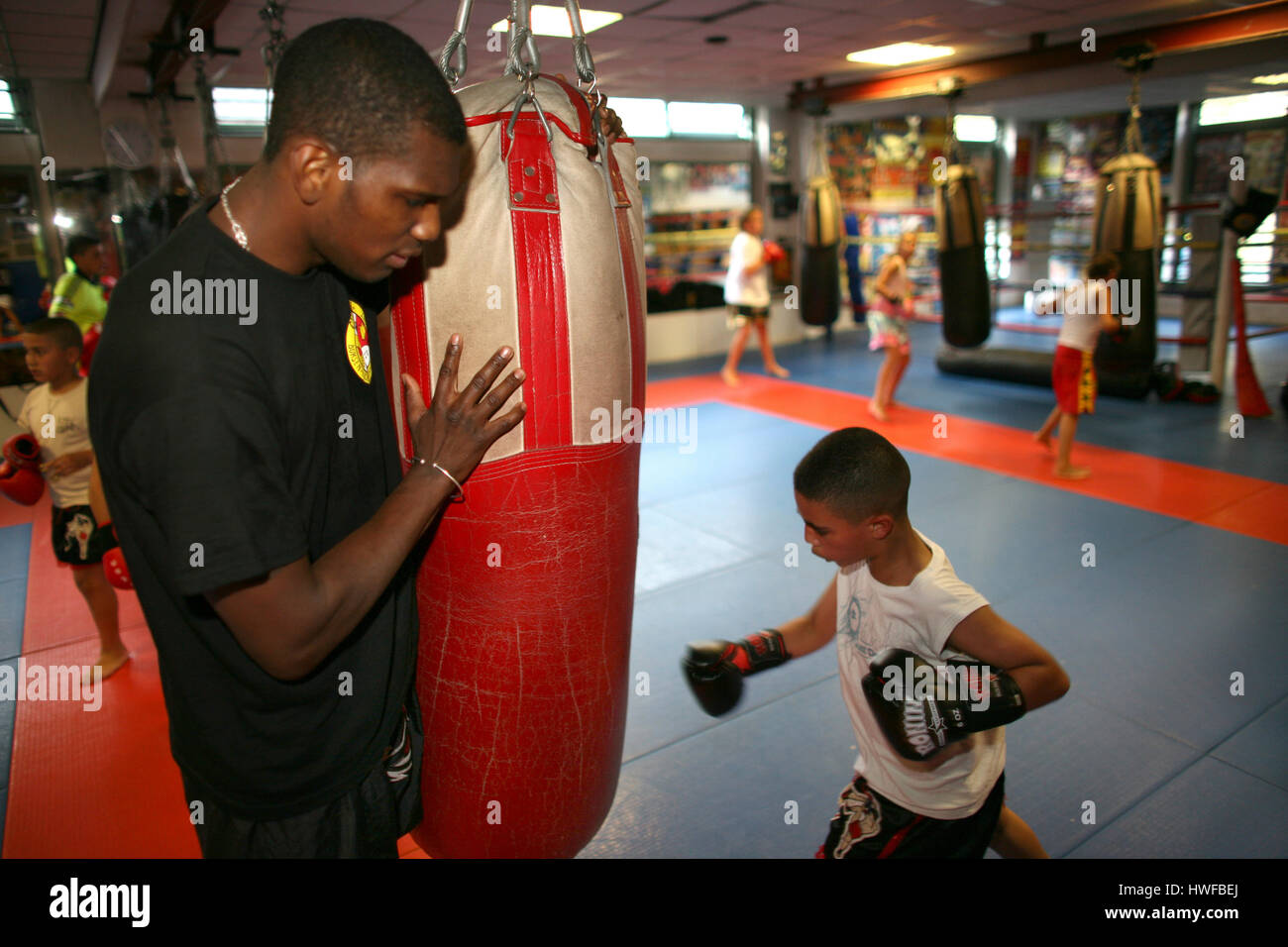 Fitness and kickbox training centre Stock Photo Alamy