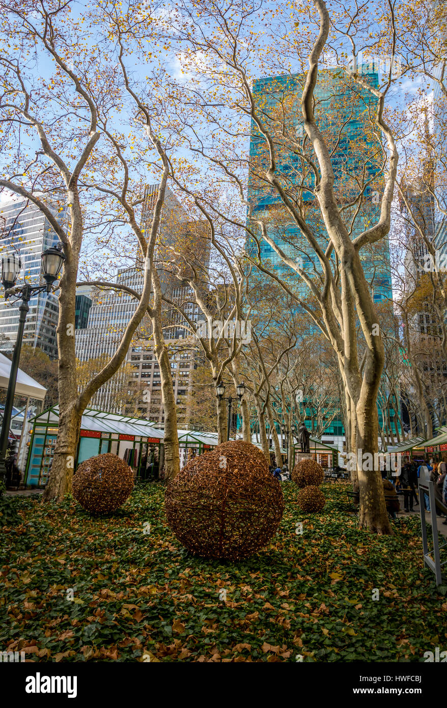 Bryant Park New York, USA Stock Photo Alamy