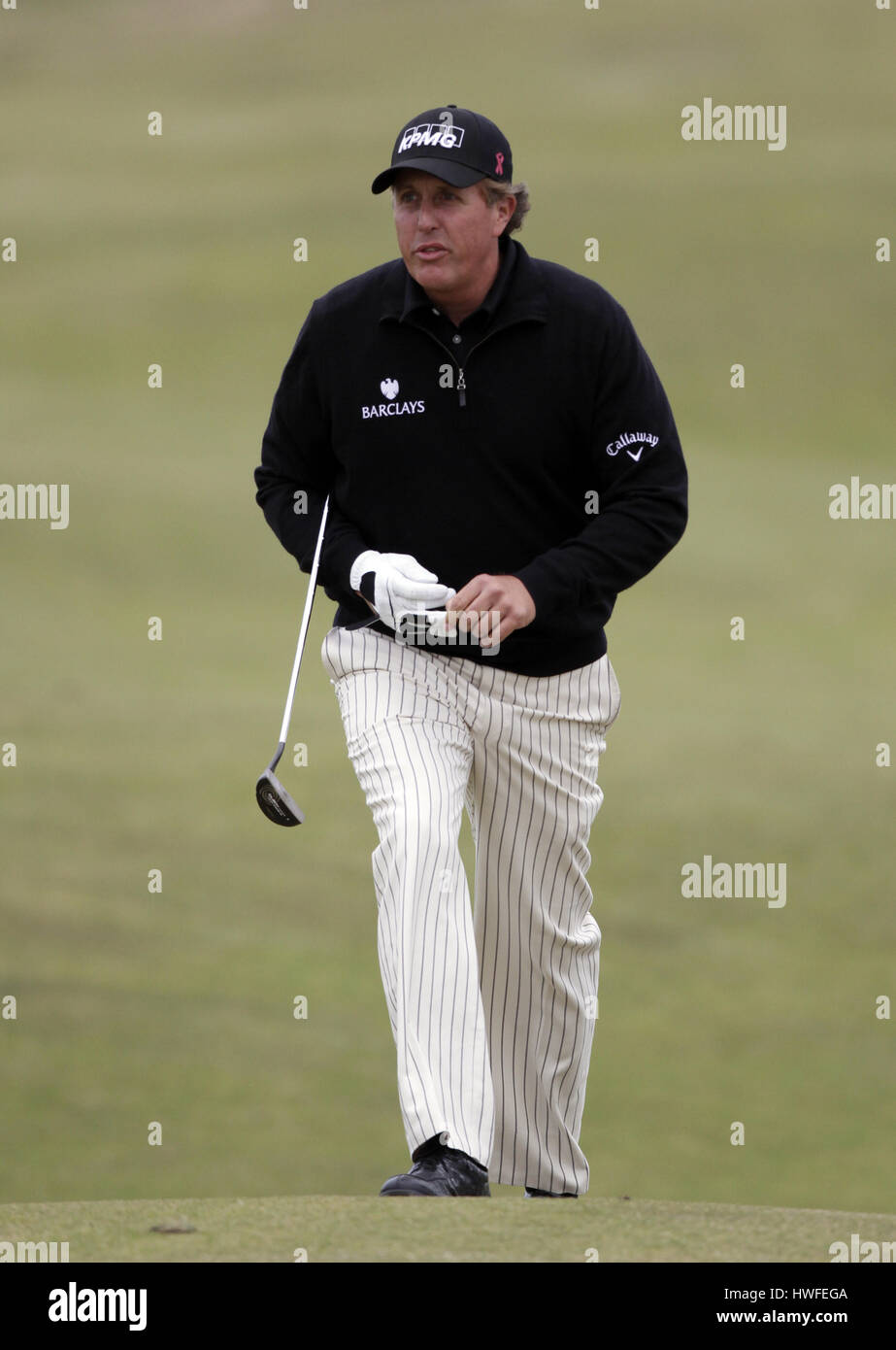 PHIL MICKELSON USA USA ROYAL ST.GEORGE'S SANDWICH KENT ENGLAND 14 July 2011 Stock Photo