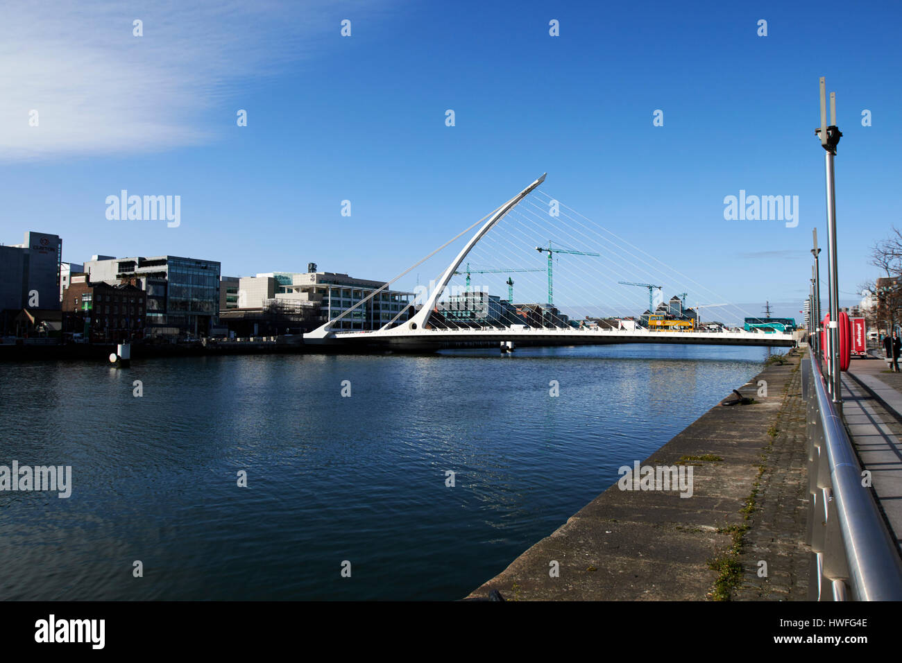 Dublin river liffey wall hi-res stock photography and images - Alamy