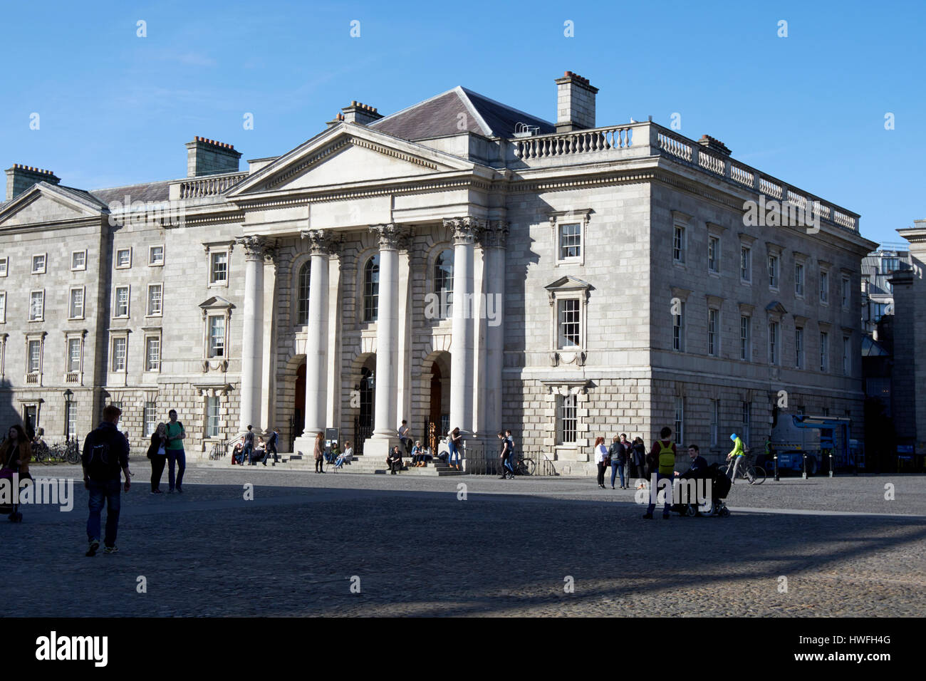 trinity college chapel Dublin Republic of Ireland Stock Photo