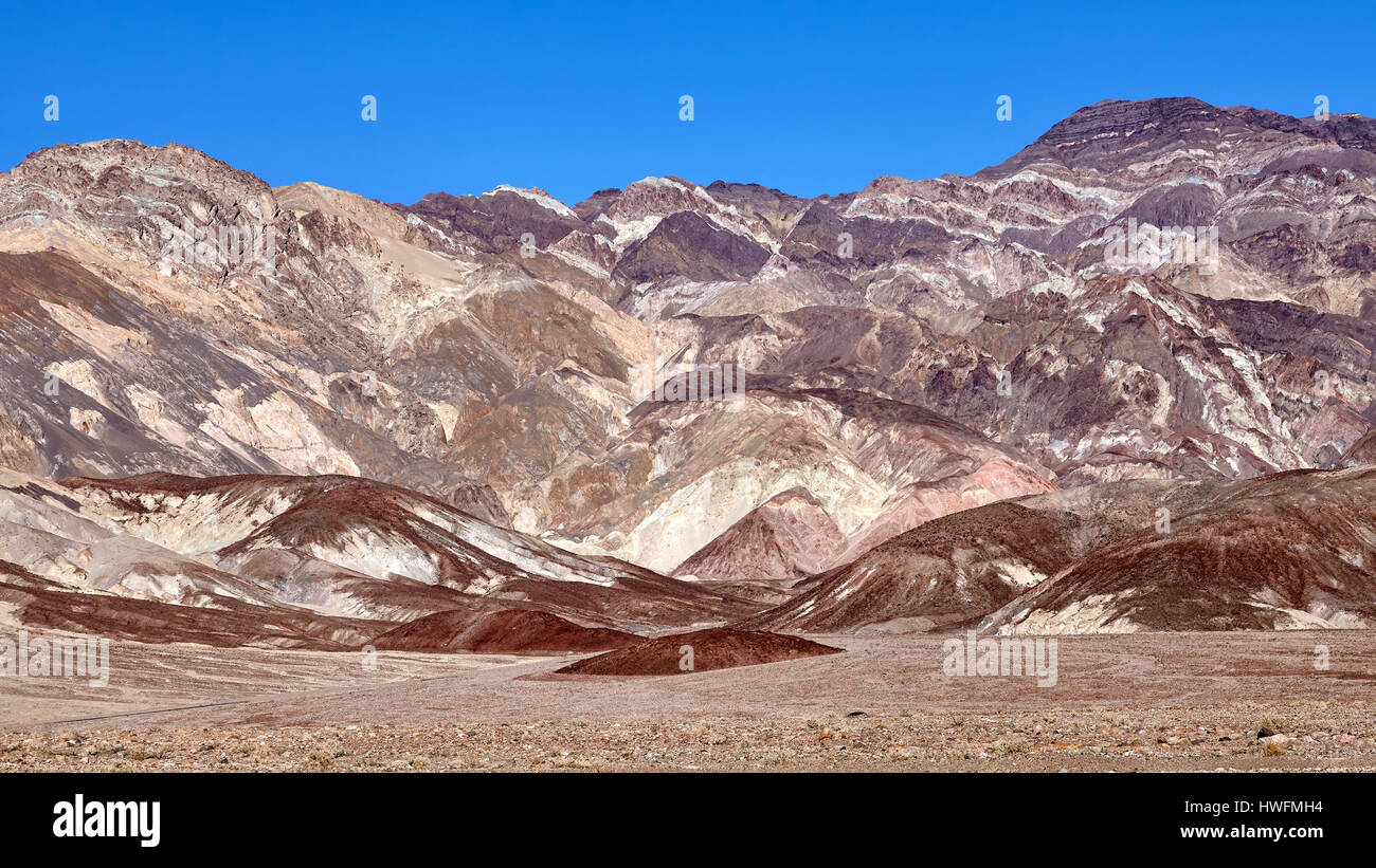 Beautiful mountain range in Death Valley National Park, California, USA. Stock Photo