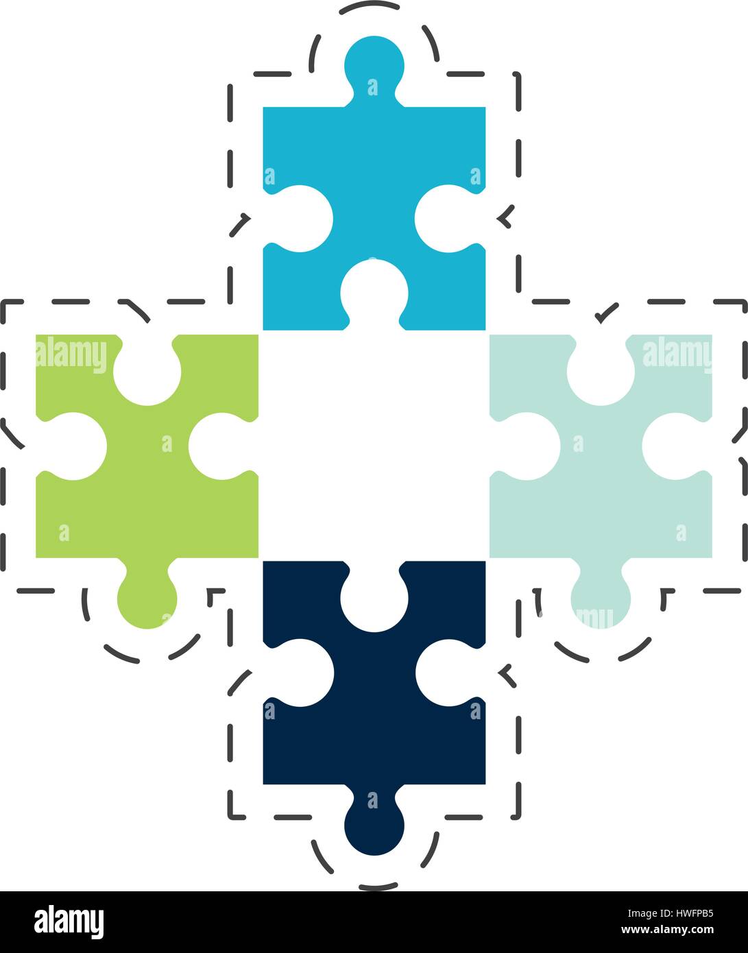 puzzle solution strategy image Stock Vector Image & Art Alamy