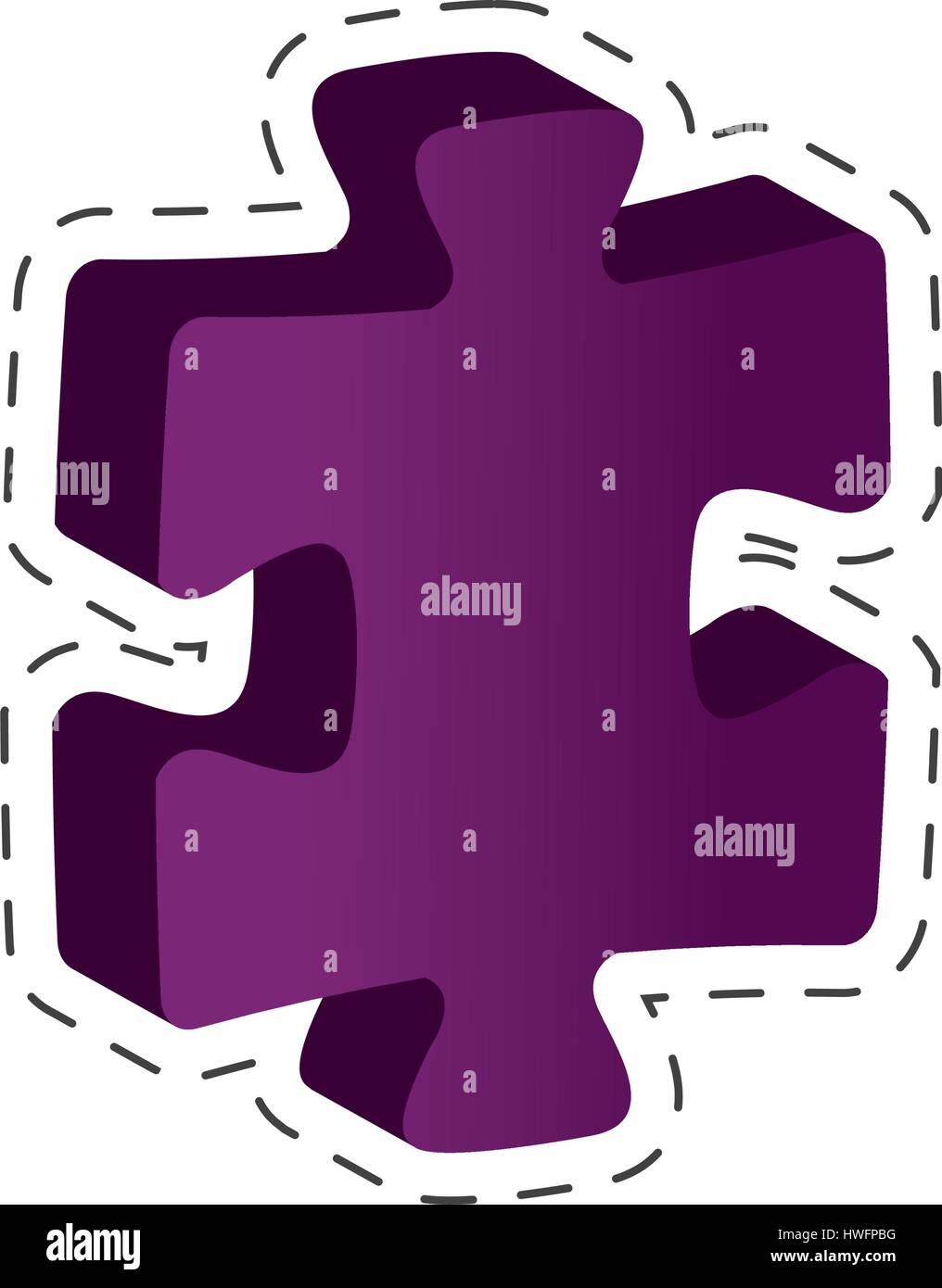 piece puzzle solution image Stock Vector Image & Art Alamy