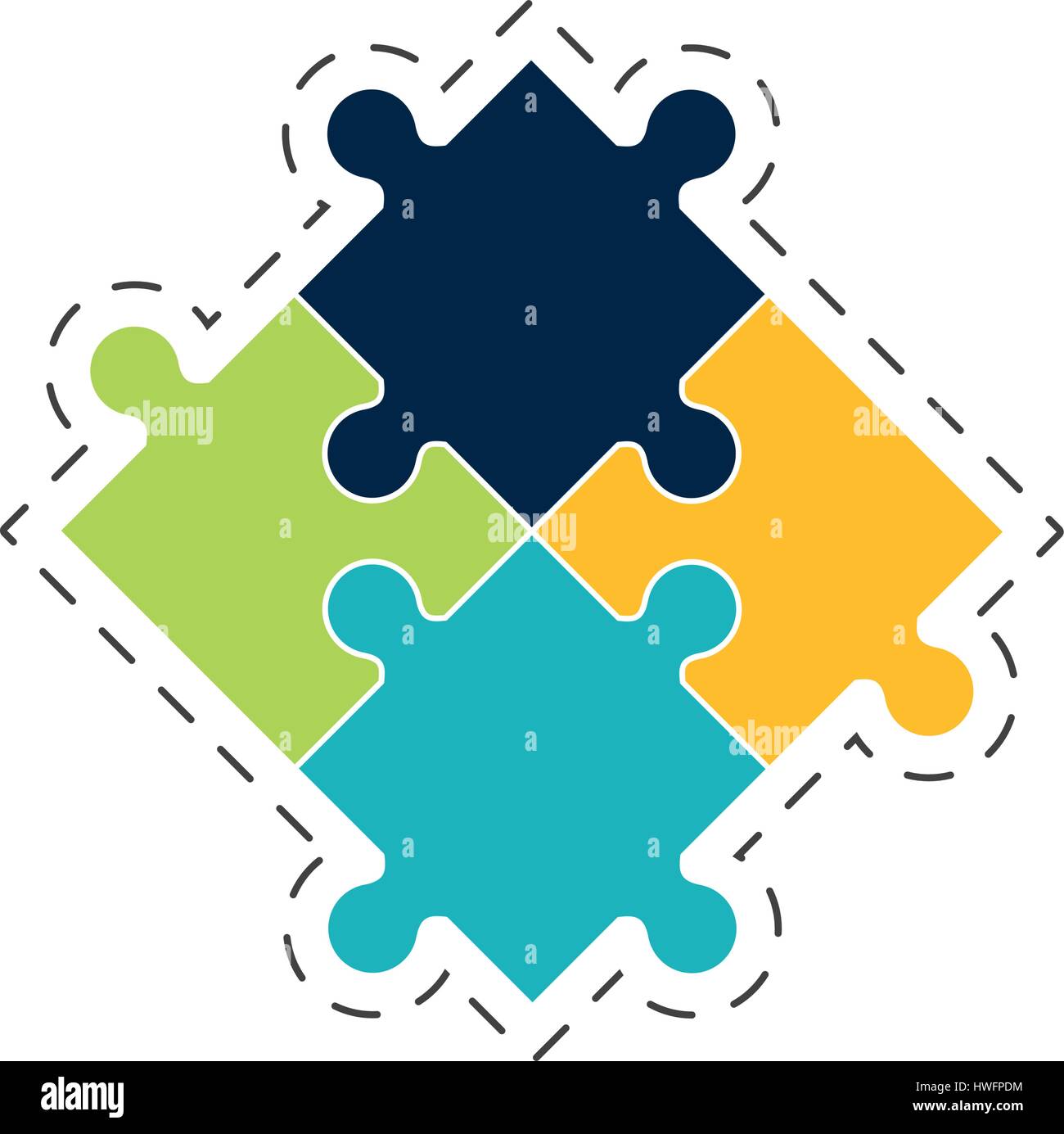 puzzle solution image concept Stock Vector Image & Art Alamy