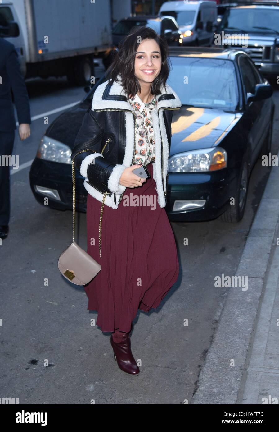 New York, NY, USA. 20th Mar, 2017. Naomi Scott out and about for Celebrity Candids - MON, New York, NY March 20, 2017. Credit: Derek Storm/Everett Collection/Alamy Live News Stock Photo