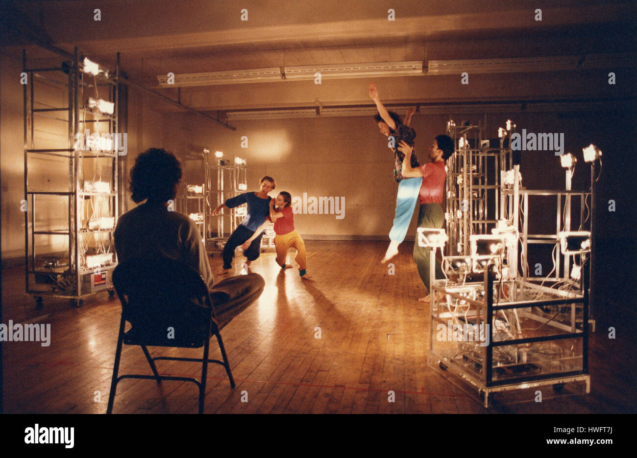 New York, USA. 18th Feb, 2009. FILE: Trisha Brown rehearsing dancers in Soho, New York, in 1992. Ms. Brown, an exemplar of the founding generation of American postmodern dance, died on Saturday in San Antonio. She was 80. Credit: Adam Stoltman/Alamy Live News Stock Photo