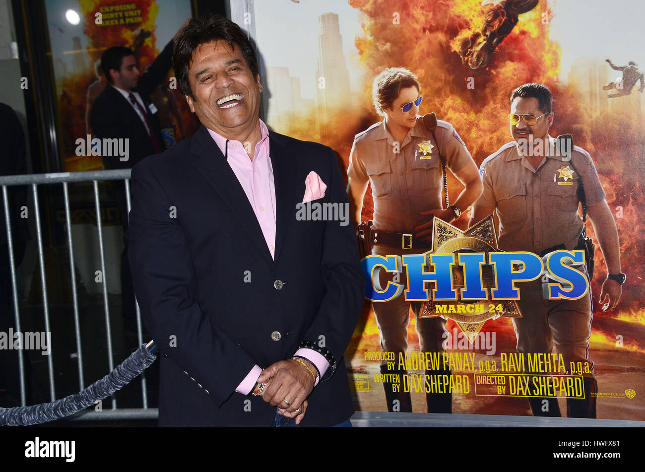 Los Angeles, USA. 20th Mar, 2017. Erik Estrada 063 arriving at the CHIPS Premiere at the TCL Chinese Theatre in Los Angeles. March 20, 2017. Credit: Tsuni/USA/Alamy Live News Stock Photo