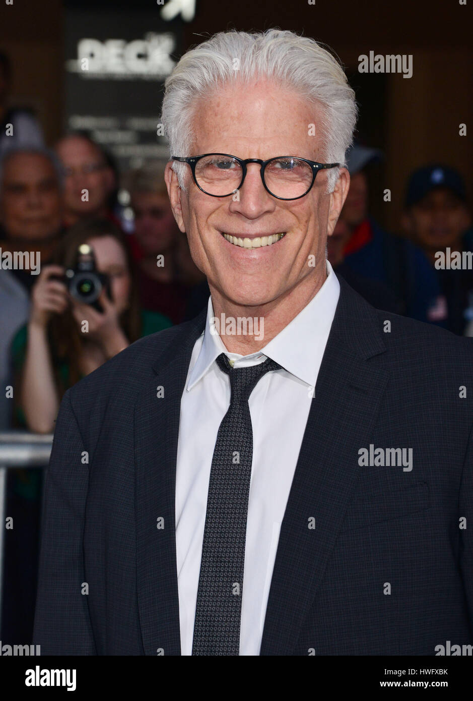 Los Angeles, USA. 20th Mar, 2017. Ted Danson 060 arriving at the CHIPS Premiere at the TCL Chinese Theatre in Los Angeles. March 20, 2017. Credit: Tsuni/USA/Alamy Live News Stock Photo