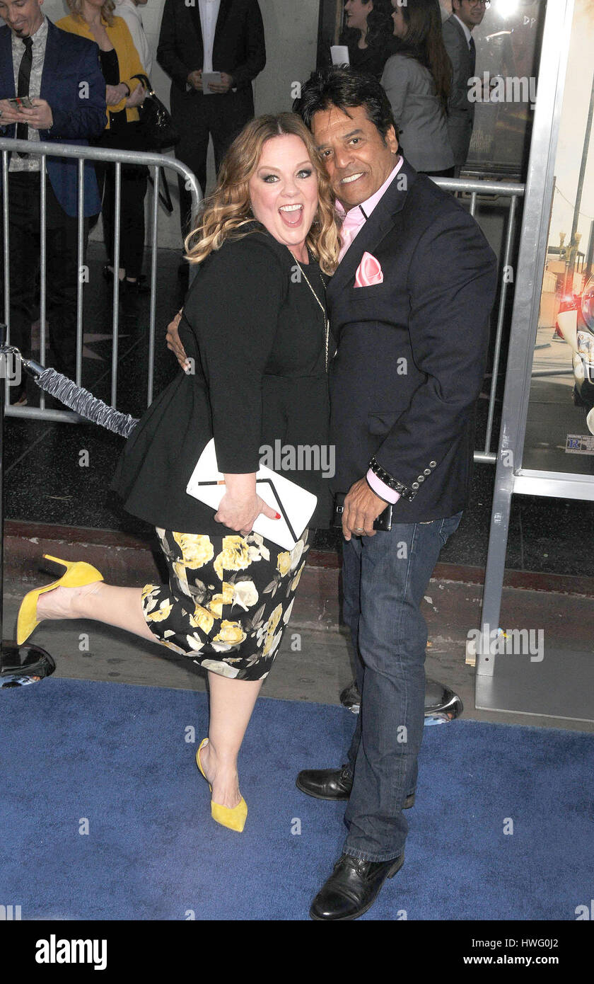 Los Angeles, California, USA. 20th Mar, 2017. Actress MELISSA MCCARTHY, Actor ERIK ESTRADA at the ''CHIPS'' Premiere held at the TCL ChineseTheater, Hollywood CA Credit: Paul Fenton/ZUMA Wire/Alamy Live News Stock Photo