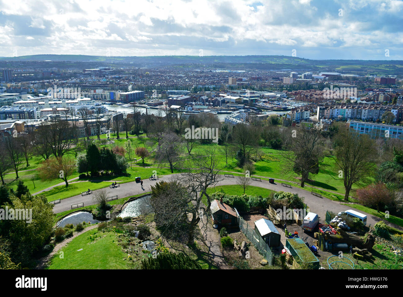 Bristol, UK. 21st March 2017. UK Weather. Bristol is voted the best