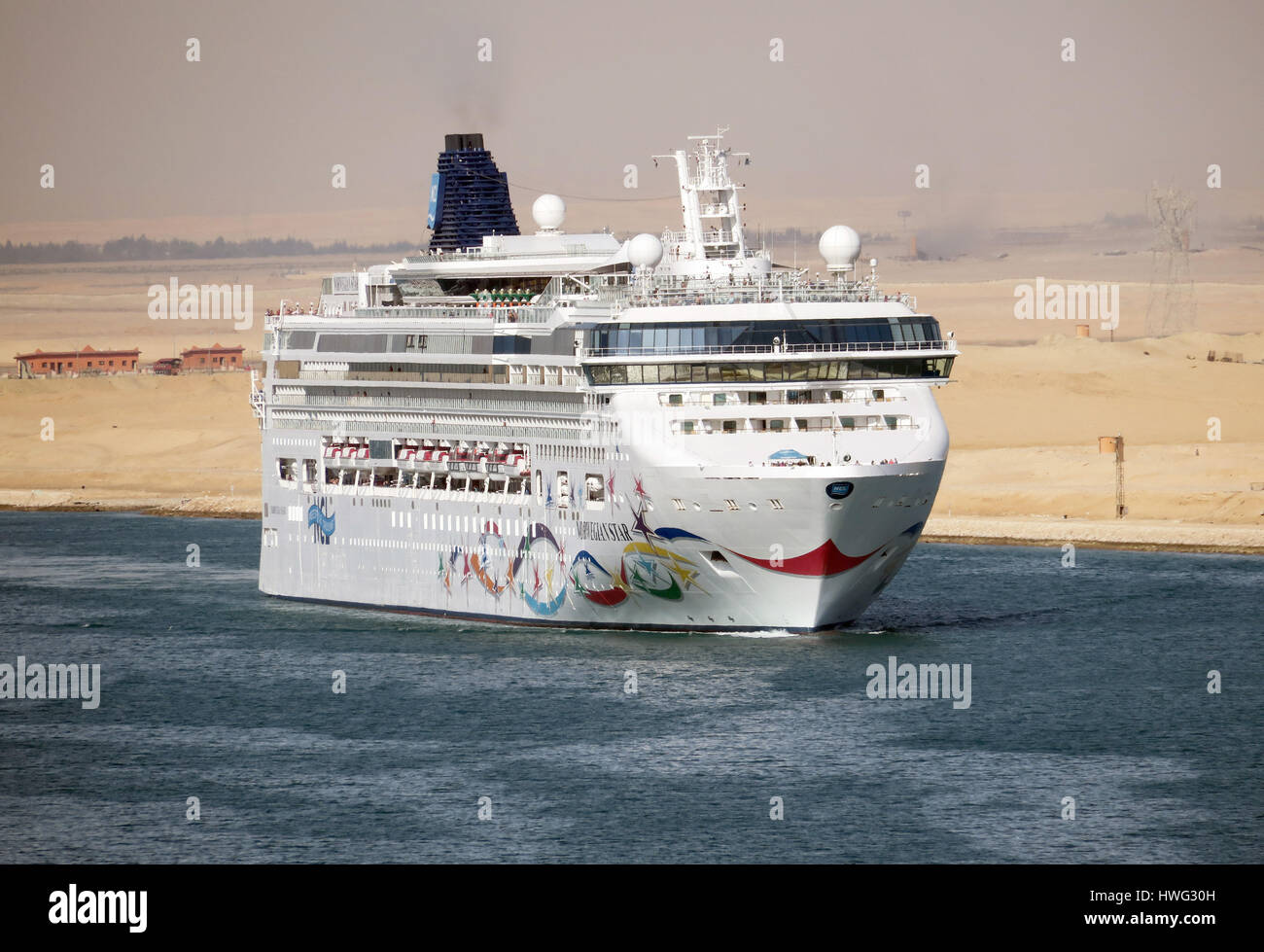 port-said-egypt-09th-mar-2017-the-cruise-ship-norwegian-star