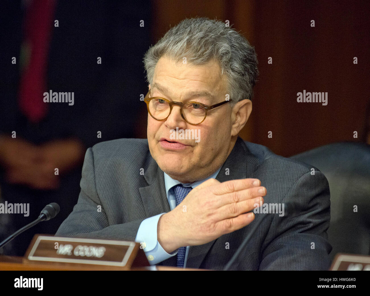 Washington DC USA 21st March - Washington Dc Usa 21st March 2017 United States Senator Al Franken HWG6K0