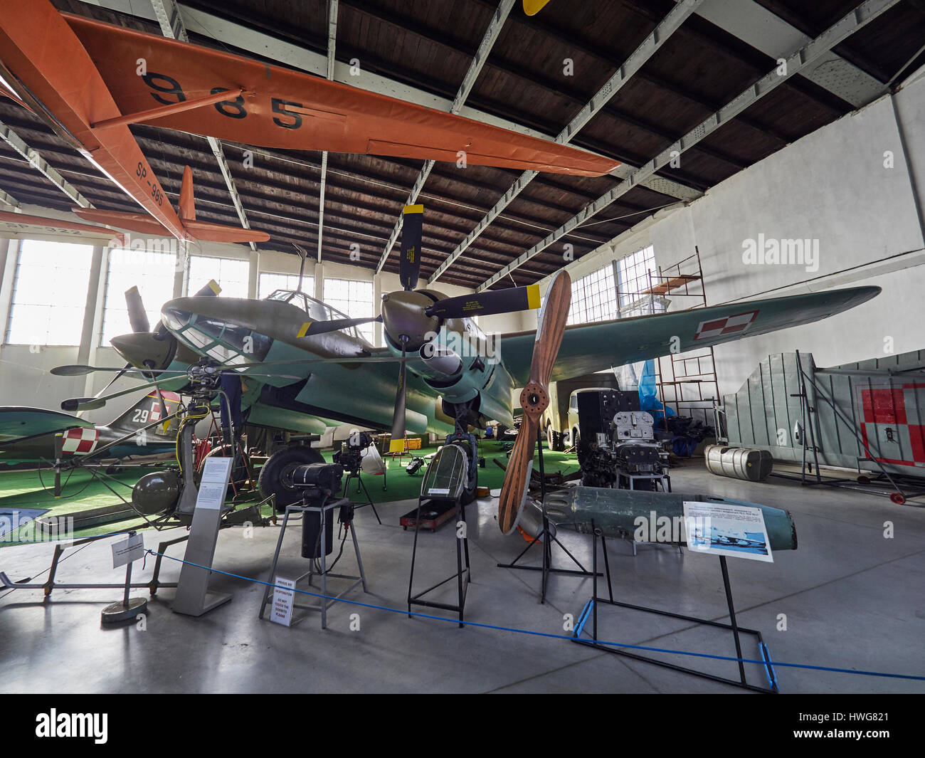 Russian Tupolev Tu-2 "Bat" WW II at the Krakow Aviation museum in Poland  Stock Photo - Alamy