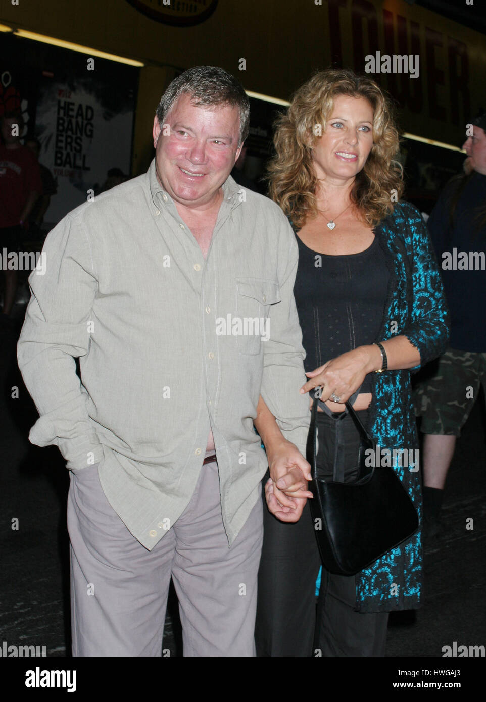 Actor William Shatner and his wife, Elizabeth, promoting his new album ...