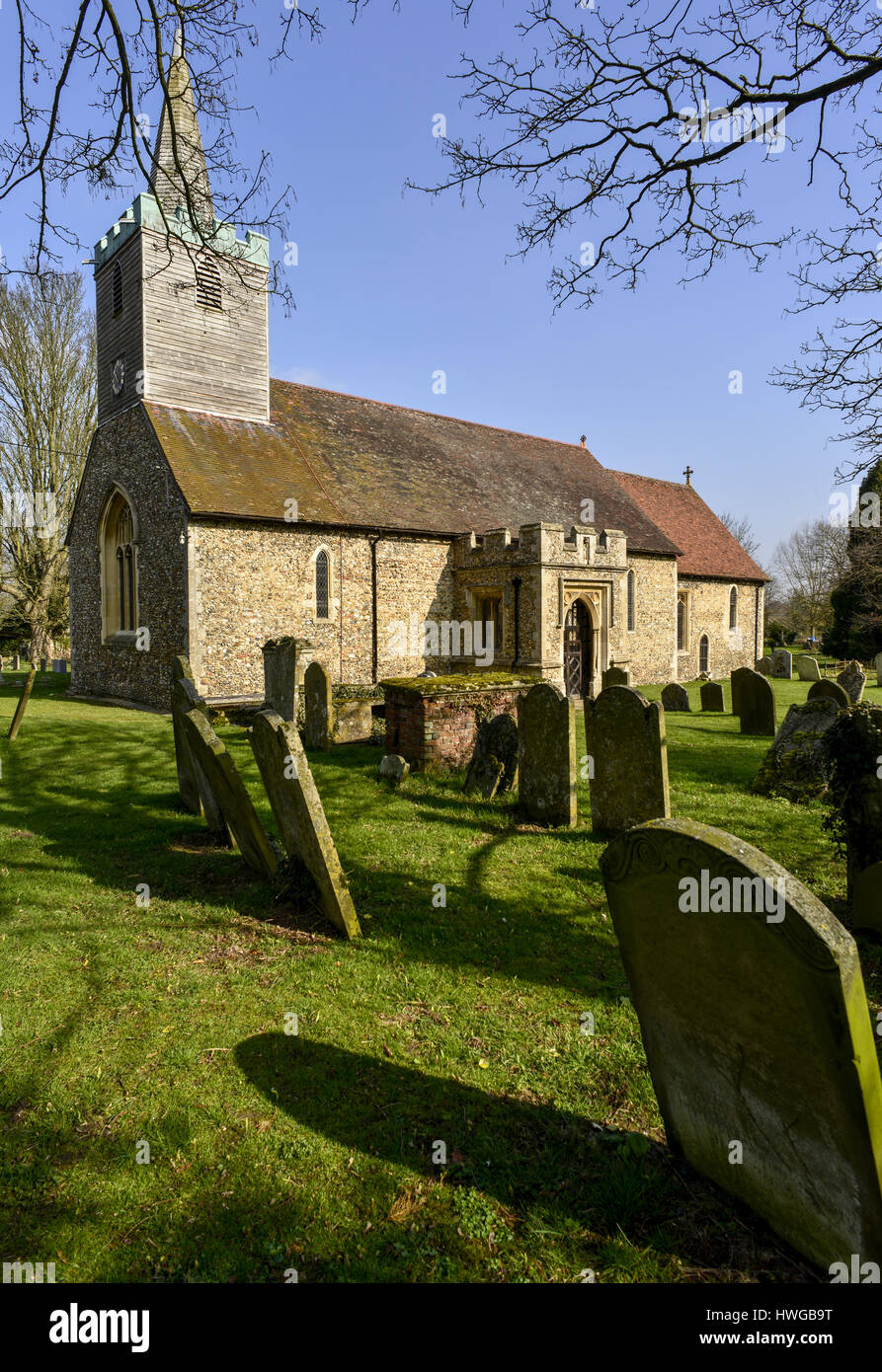 Great Canfield - St Mary's Parish Church Stock Photo - Alamy